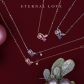 L'amour Blooming Rose Necklace (Rose Gold)