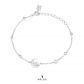 L'amour Moon Star Pearl Bracelet (Silver)