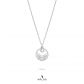 L'amour Shining Star Circle Necklace (Silver)