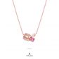 L'amour Blooming Rose Necklace (Rose Gold)