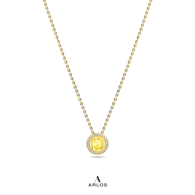Cavalli Birthstone Necklace - Gold