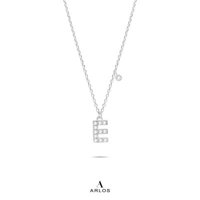 Trésor Initial [ E ] Necklace (Silver)