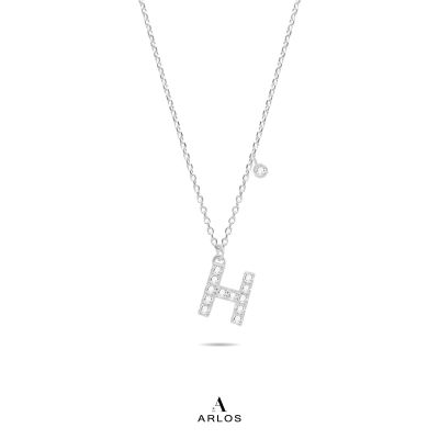 Trésor Initial [ H ] Necklace (Silver)